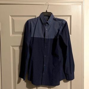 Steel & Jelly London Blue Button Down Shirt Small